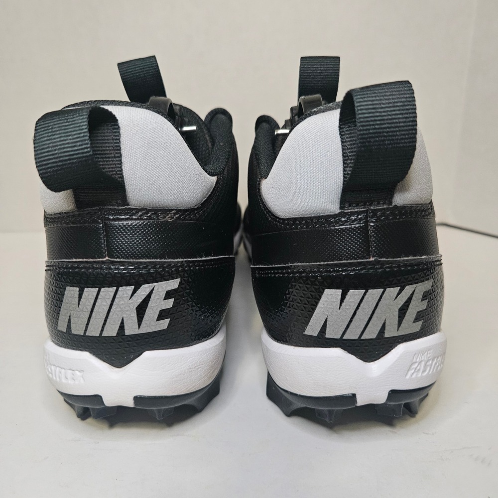 Nike Alpha Menace 4 Shark Football Cleats Mens 11 Black White FQ3875-001 Sports - Picture 4 of 11